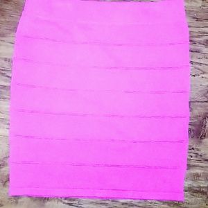 Pink Bodycon Skirt